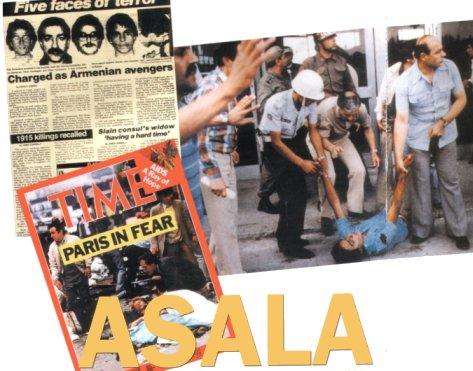 Une chronologie des actes terroristes de l'ASALA