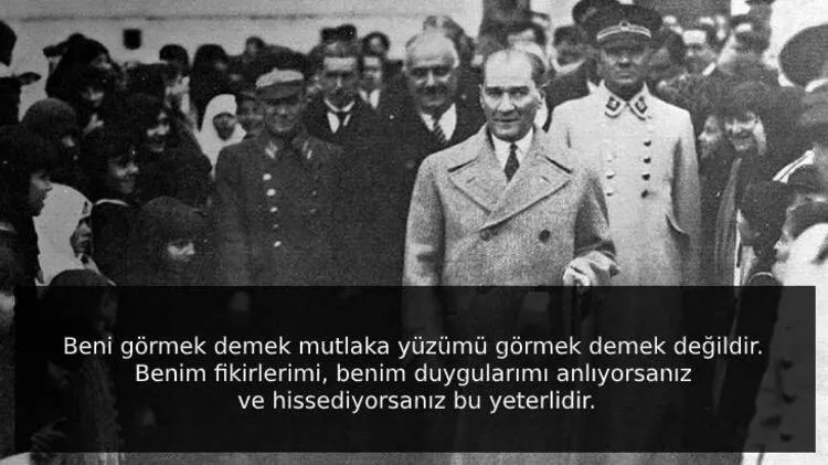 Message d'espoir d'Atatürk
