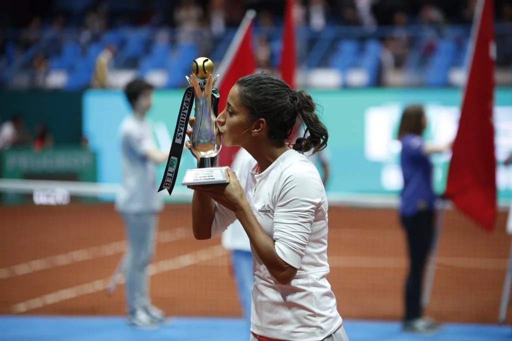 Cagla Buyukakcay entre dans l'histoire du tennis turc à Istanbul