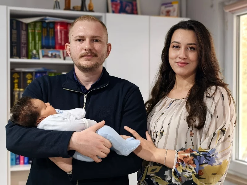 Le plus grand et le plus lourd bébé de Turquie, Ali Atilla, est né à Bursa !