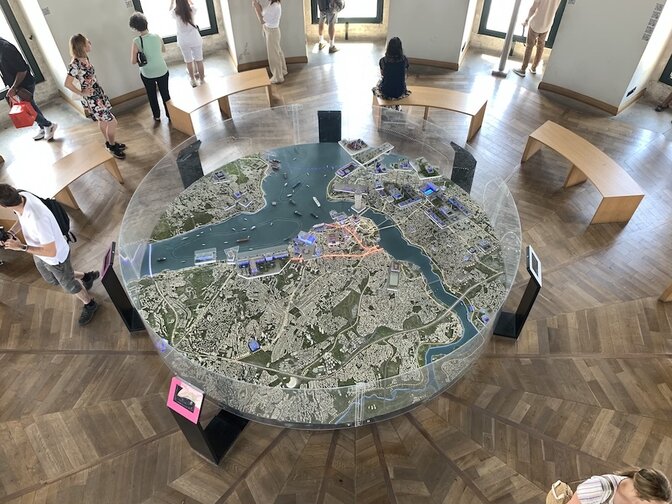 Le plan de la ville d'Istanbul en 3D