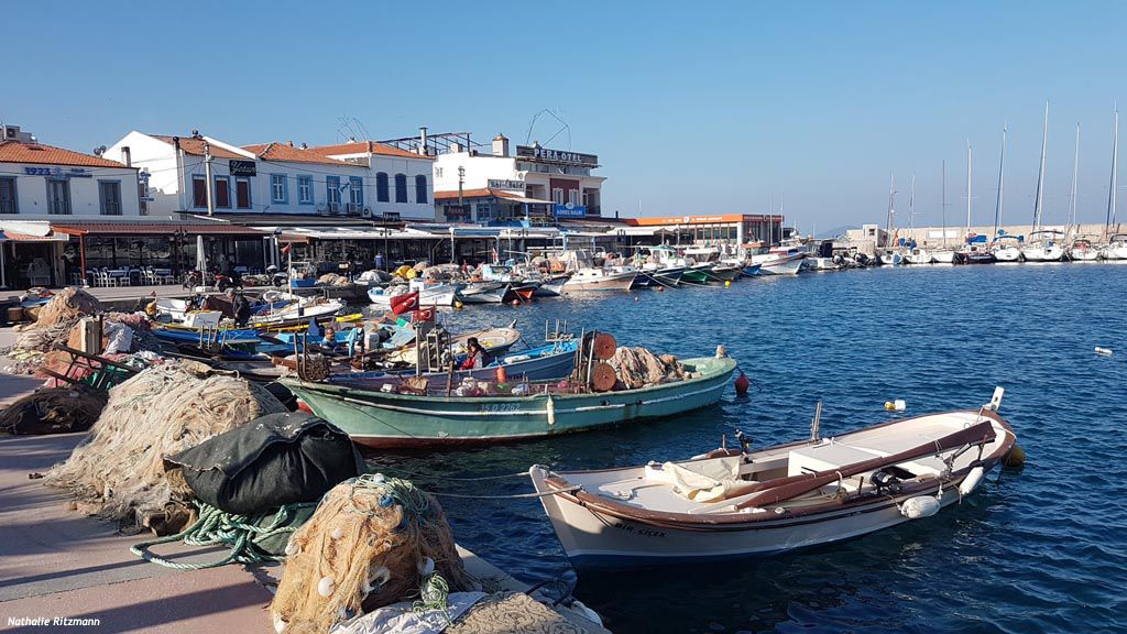 Le ravissant port d'İskele/Urla, au bord de la mer égéenne