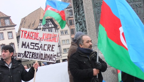 Strasbourg : Commémoration du 21éme anniversaire des massacres de Khodjali