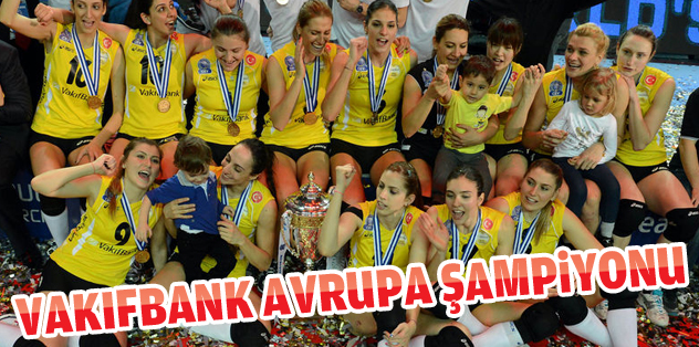 Le club de volleyball Vakifbank champion d'Europe