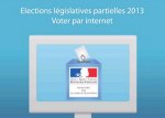 Elections législatives partielles 2013 - Guide du vote par interne