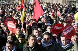 Manifestation "pro-terroriste" et anti-turque en France