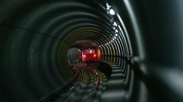 Construction d'une ligne de métro de l'aéroport d'Istanbul