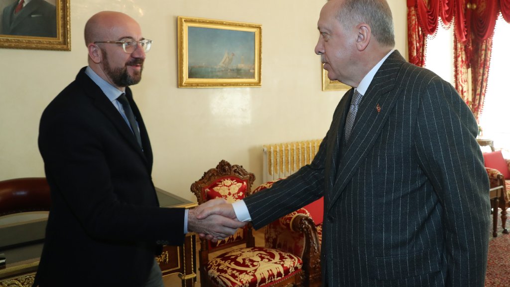 Charles Michel rencontre Erdogan à Istanbul