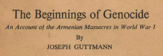 La tragédie turco-arménienne - 1915