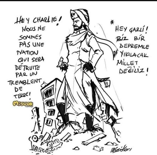 Caricaturiste Turc répond à Charlie Hebdo 
