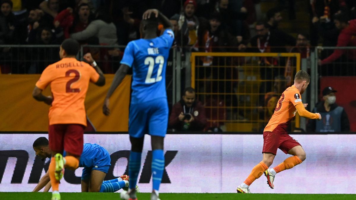 L'OM éliminé de la Ligue Europa après sa lourde défaite sur le terrain de Galatasaray