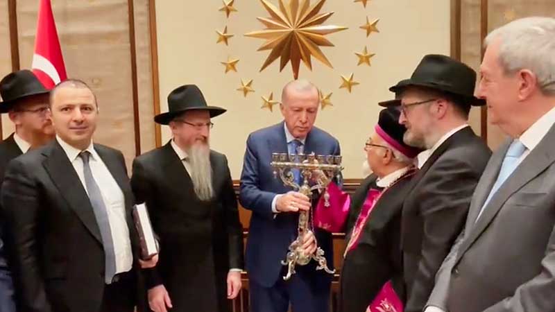 Erdogan a reçu les membres de l'Alliance rabbinique des pays islamiques