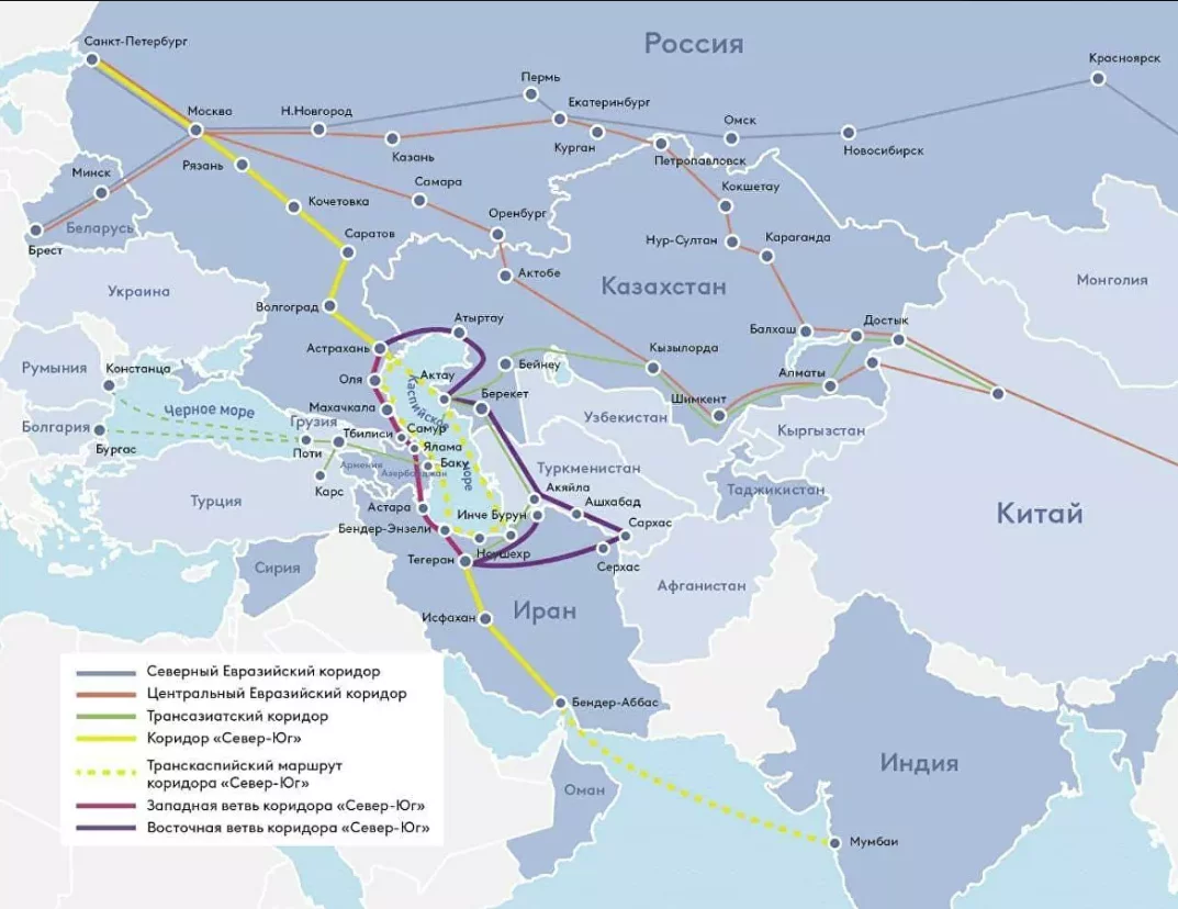 L'Arménie est toujours inférieure à l'Azerbaïdjan dans le cadre du projet ITC Nord-Sud