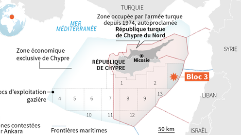 La Turquie bloque l'exploration de gisements de gaz au large de Chypre