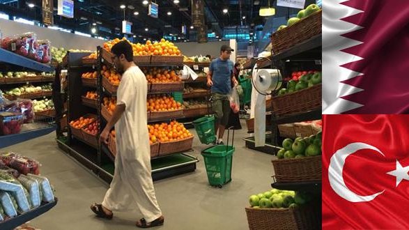 Un premier navire turc chargé de nourriture en route pour le Qatar