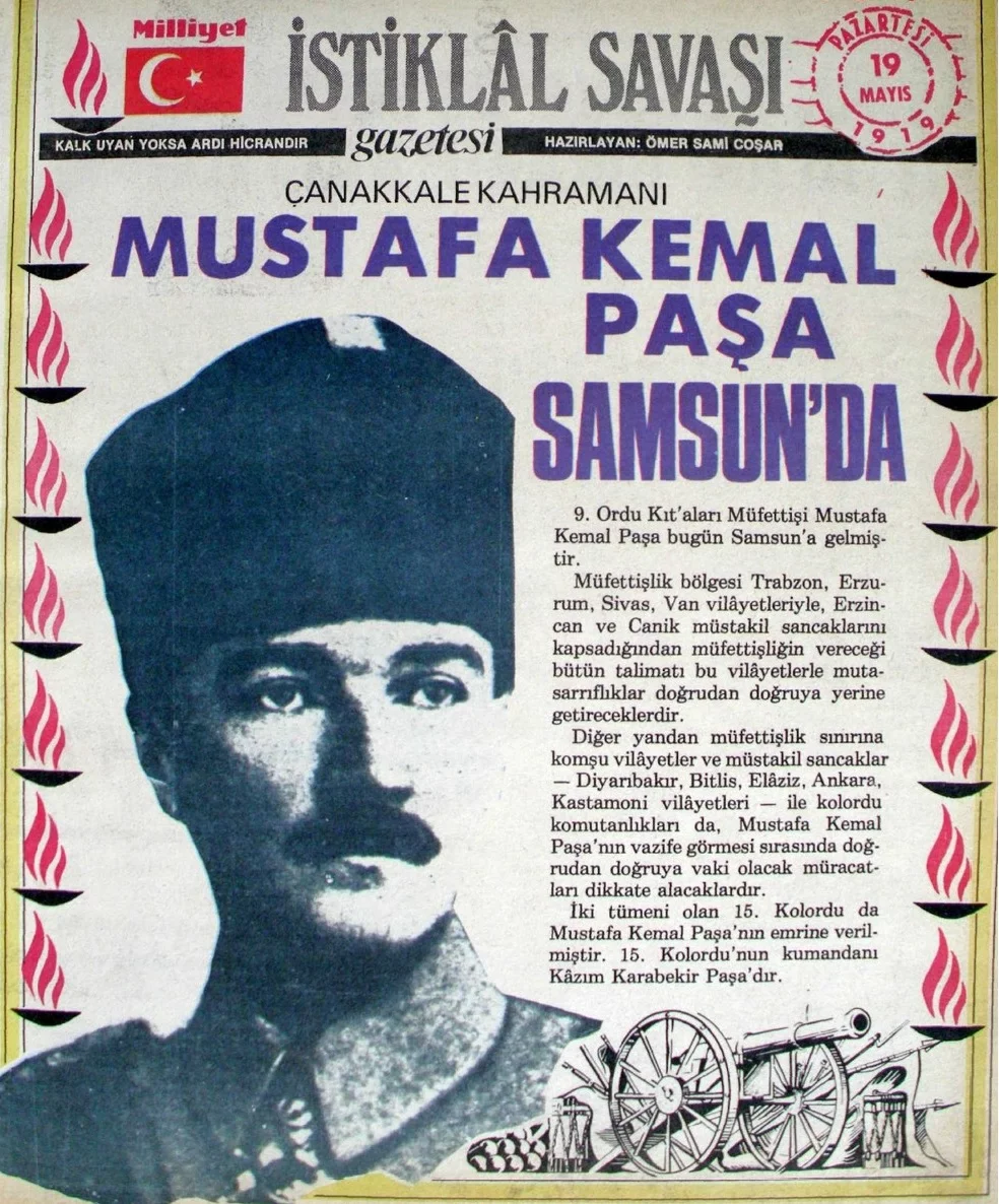 19 mai 1919 : LE JOUR OÙ LES TURCS ONT DIT NON À L'OPPRESSION !