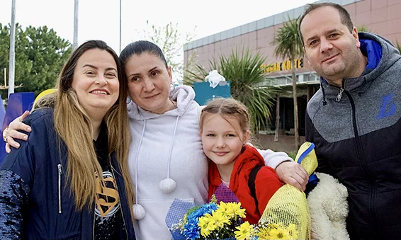 Une famille de Samsun accueillera la mère et la fille ukrainiennes déchirées par la guerre
