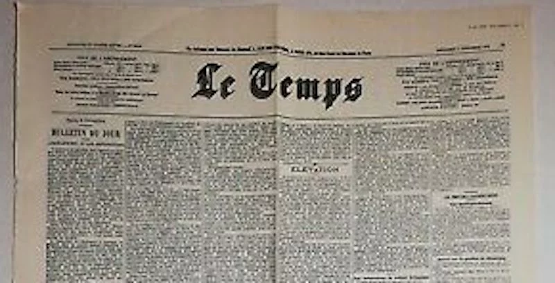 [Document] L'émigration des Arméniens, Le Temps, 30 déc. 1921