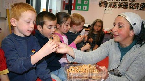 Vous voyez les enfants, ça, c'est l'oeil bleu