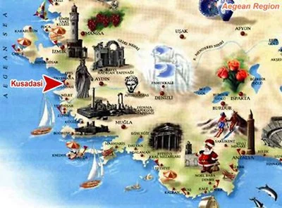 Kusadasi en Turquie 