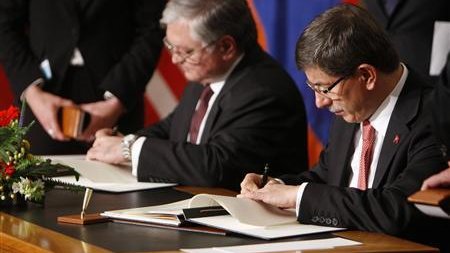 LA TURQUIE ET L'ARMENIE ONT ENFIN SIGNÉ