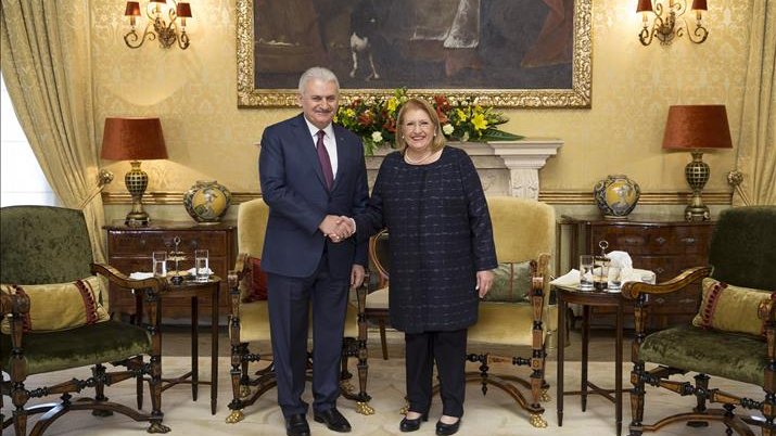 La présidente de Malte reçoit le Premier ministre turc à la Valette
