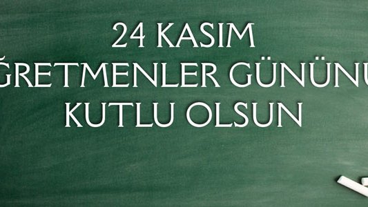Le 24 novembre : Journée des professeurs en Turquie