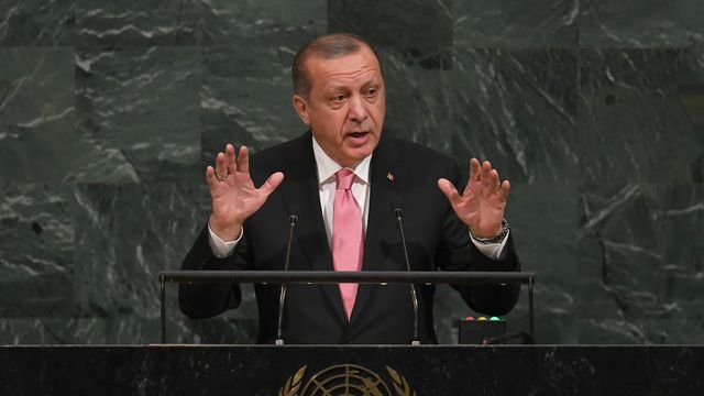 Le Président turc a-t-il quitté la salle lors du discours de Donald Trump à l'Onu ?