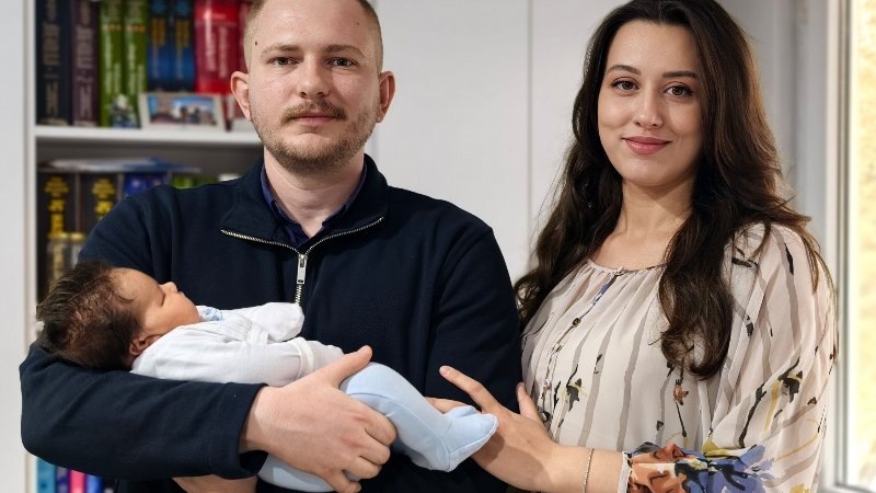 Le plus grand et le plus lourd bébé de Turquie, Ali Atilla, est né à Bursa !