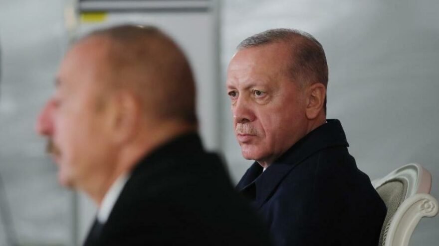 Déclaration sur l'Arménie d'Erdogan, qui s'est rendu en Azerbaïdjan