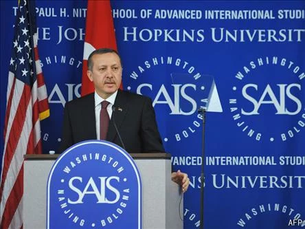 Turquie/Etats-Unis : discours important du premier ministre Erdoğan à l'université John Hopkins