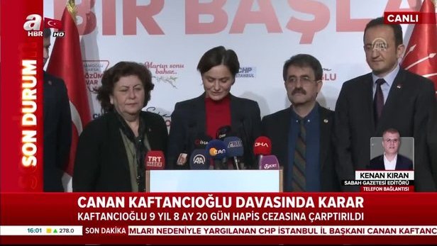 Canan Kaftancioglu condamné à 9 ans de prison