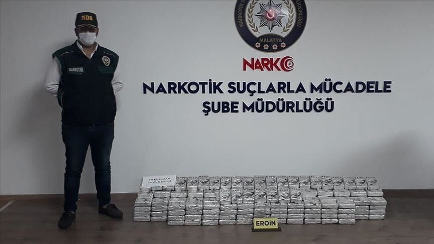 La police saisit un record de 195 kg d'héroïne dans l'est de la Turquie