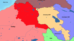 Le traité Kars a définie les frontières de l'Azerbaïdjan et l'Arménie