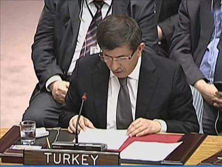 M. Davutoğlu est intervenu au Conseil de sécurité de l'ONU