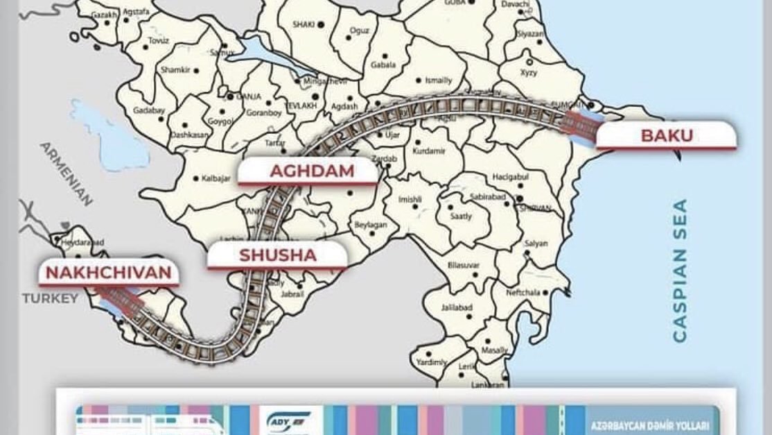 Les travaux préliminaire concernant la ligne de chemin de fer Baku Nakhchivan ont débutés