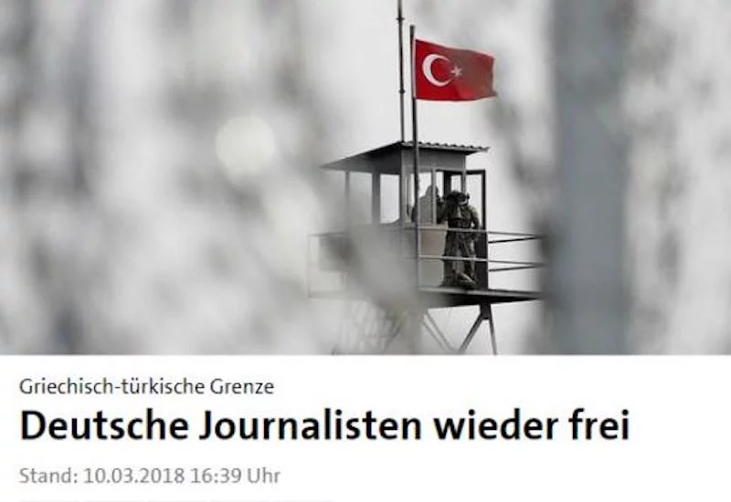Grèce : libération de journalistes allemands, arrêtés à la frontière gréco-turque