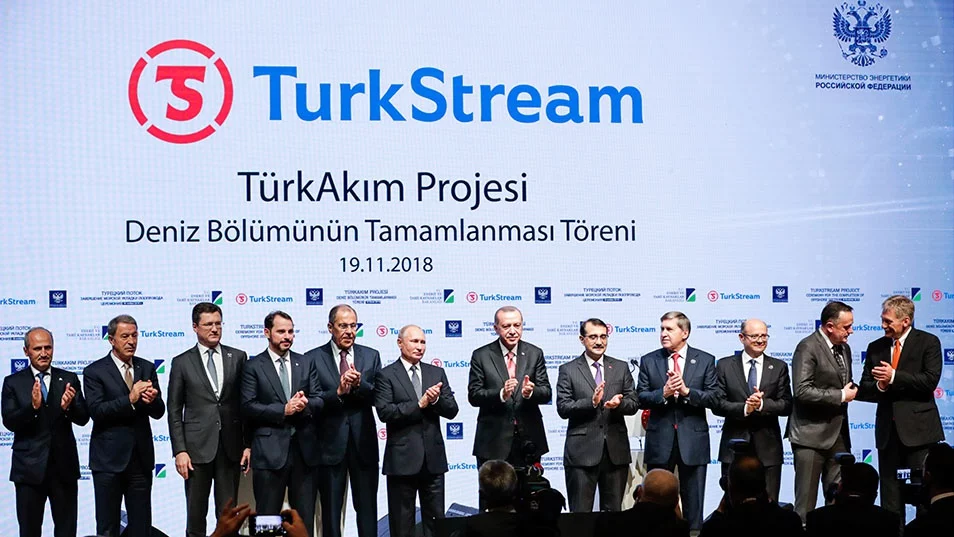 Erdogan et Poutine inaugurent un tronçon du gazoduc TurkStream