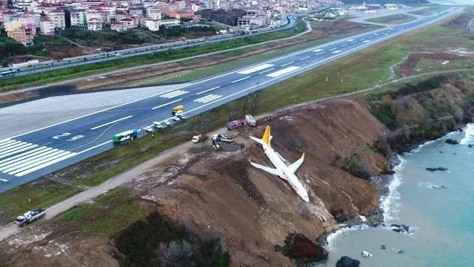 Un Boeing de la compagnie Pagasus rate son atterrissage