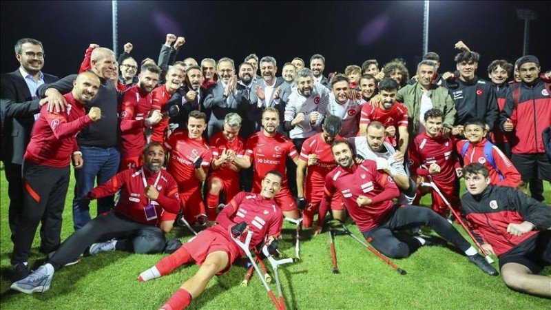 L'équipe nationale de football pour amputés de Turquie championne d'EURO 2024 !