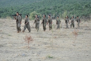 Les terroristes femmes du PKK
