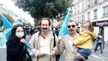 Manifestation des Turcs face au Génocide Ouïgour