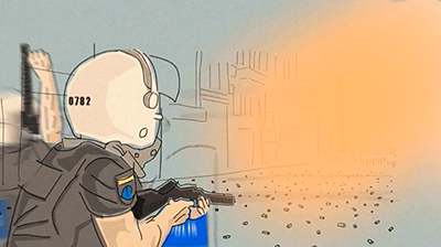 Tornistan/ Backward Run, un film d'animation sur Gezi.