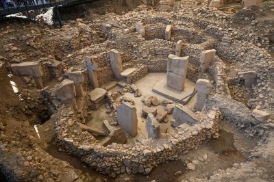 Les piliers du site archéologique de Gobekli Tepe à Sanliurfa