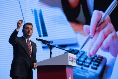 Le maire d'Istanbul, Ekrem Imamoğlu