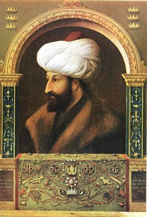 Le turc Sultan Ottoman Mehmed II le Conquérant (1432-1481) ou Mehmet le Conquérant Portrait