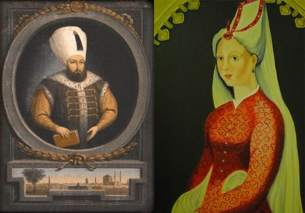 Sultan Ahmet Ier et sa femme Kösem Sultane