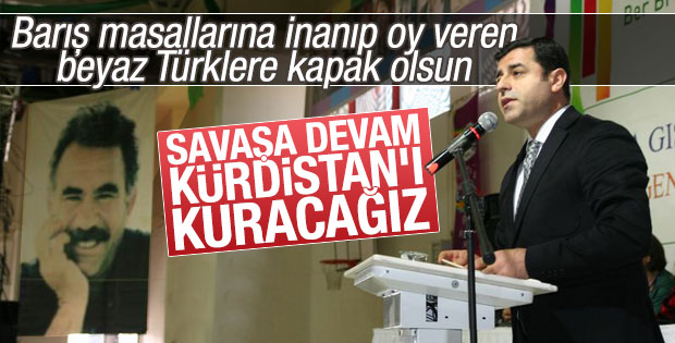 Selahattin Demirtaş incitant à la guerre