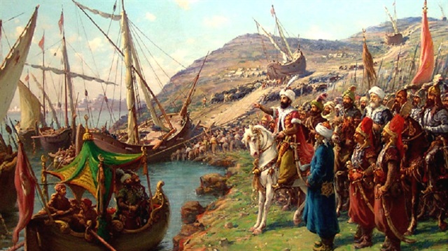 Le siège de Constantinople par Mehmed II
