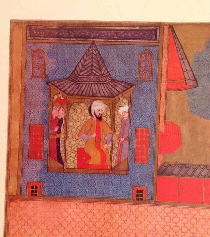 La loge impériale du palais de Ibrahim Pacha en 12 miniatures